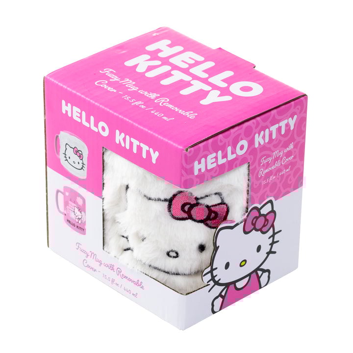 Hello Kitty - Fuzzy Mug "Hello Kitty" 440ml - flash vidéo