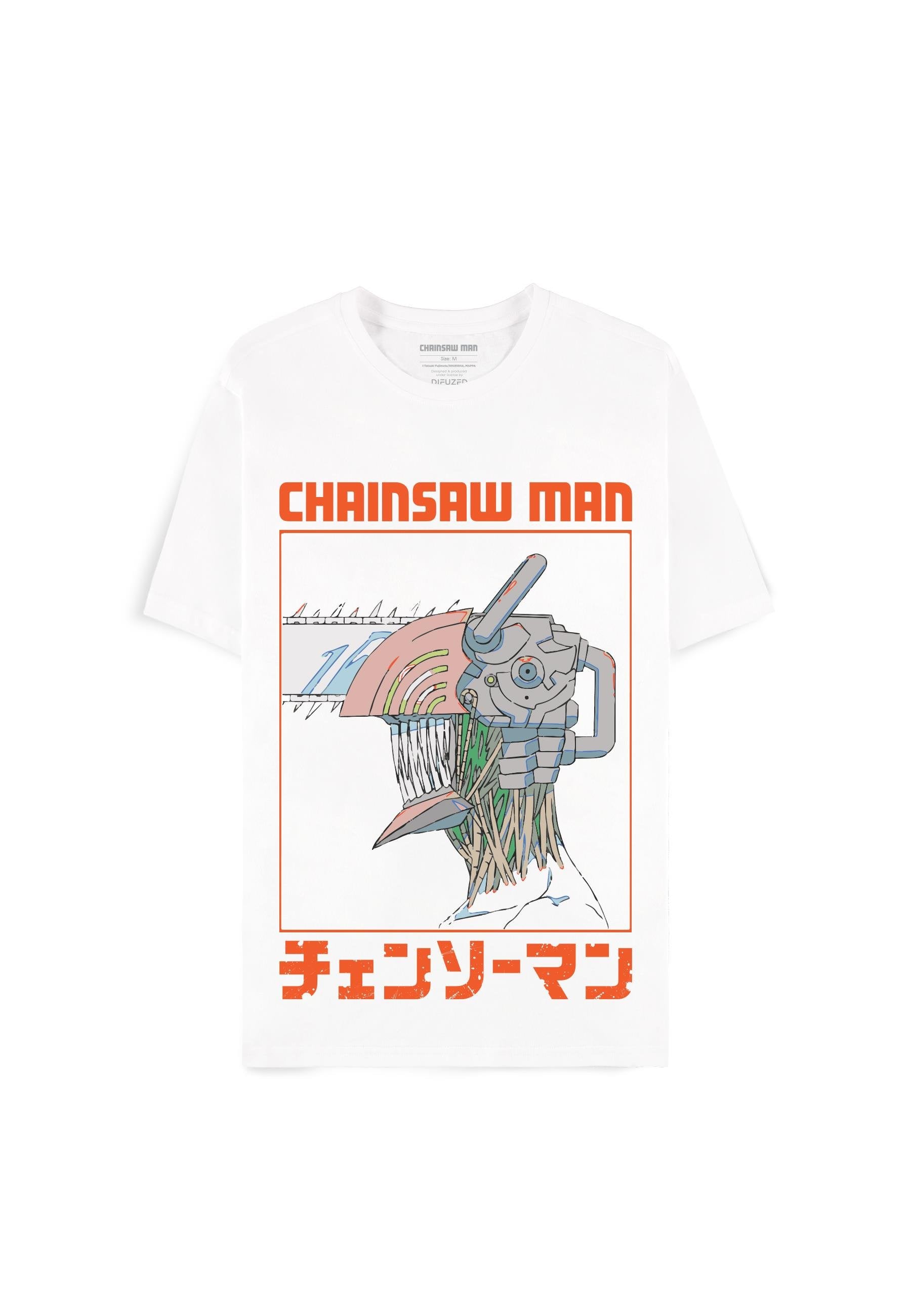 Chainsaw Man - T-shirt Homme à manches courtes "Three Tone Chainsaw" - L - flash vidéo