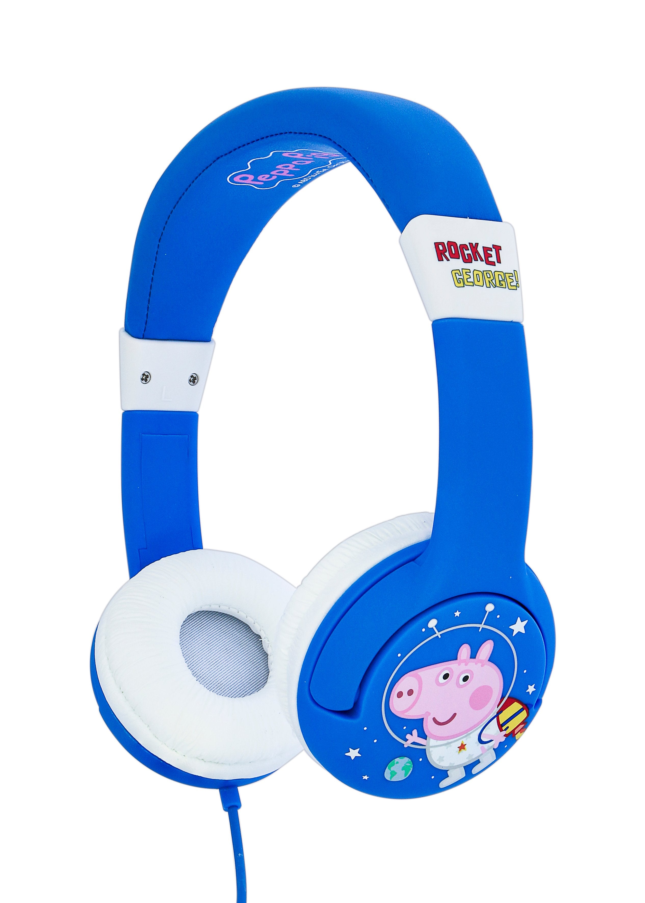 Peppa Pig - Casque audio Rocket George pour enfants - flash vidéo