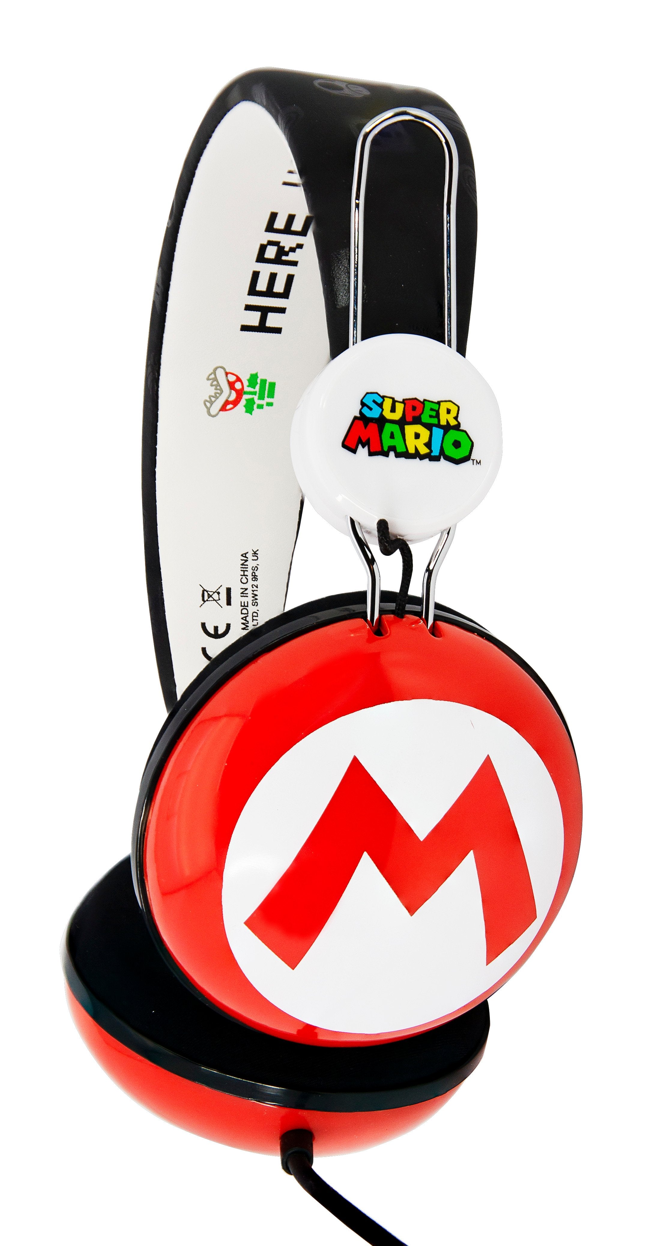 Super Mario - Casque stéréo Emblème pour adolescents - flash vidéo