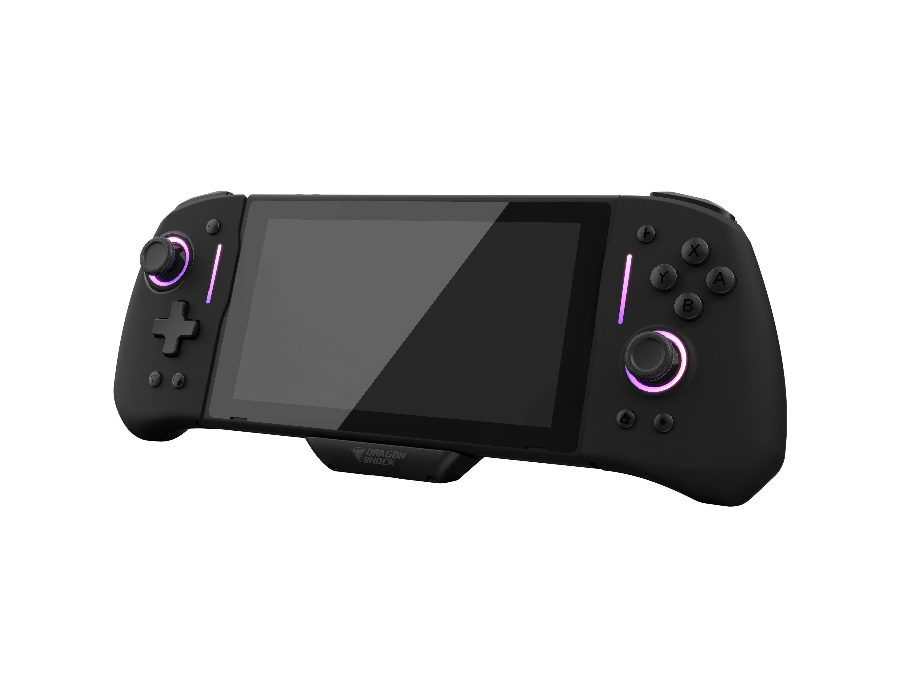 DragonShock - Apex-Glide Deck - Support Manette pour Nintendo Switch et Switch OLED - flash vidéo