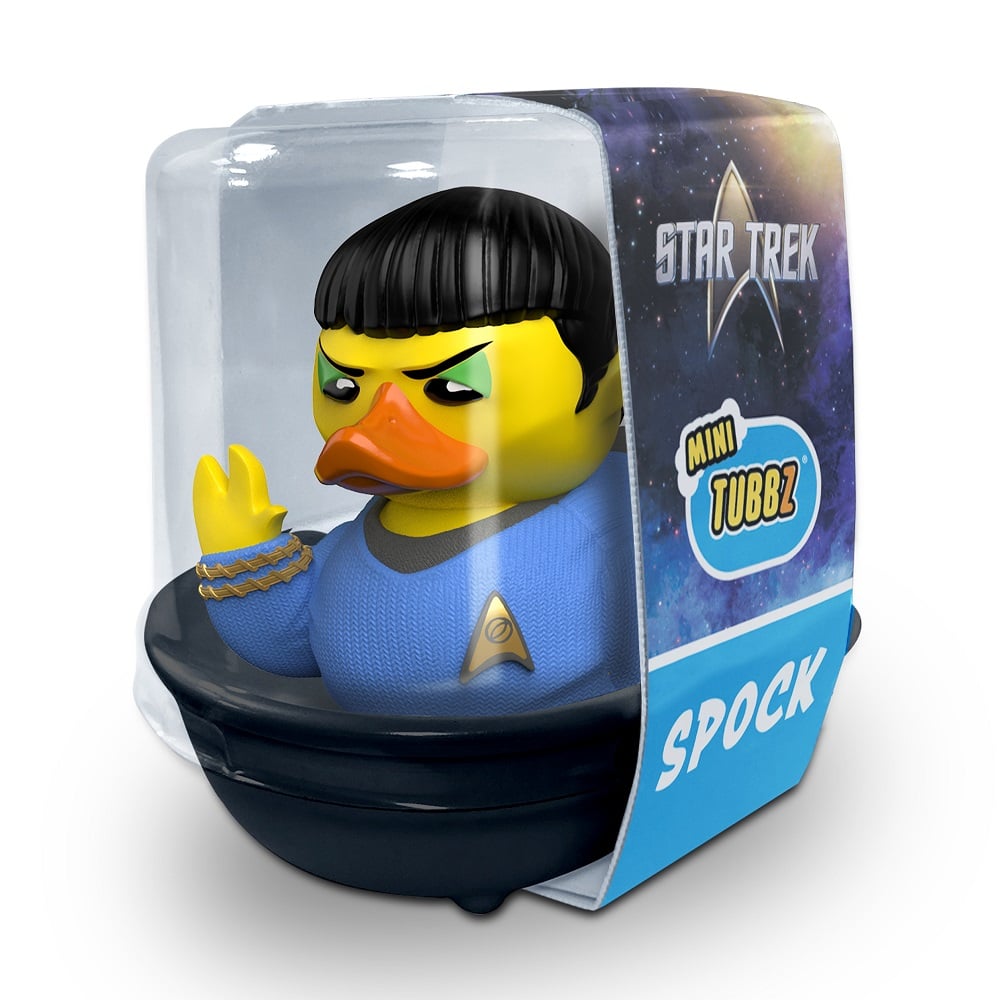 Numskull - Mini TUBBZ Canard de bain - Star Trek - Spock (Édition baignoire) - 8cm - flash vidéo