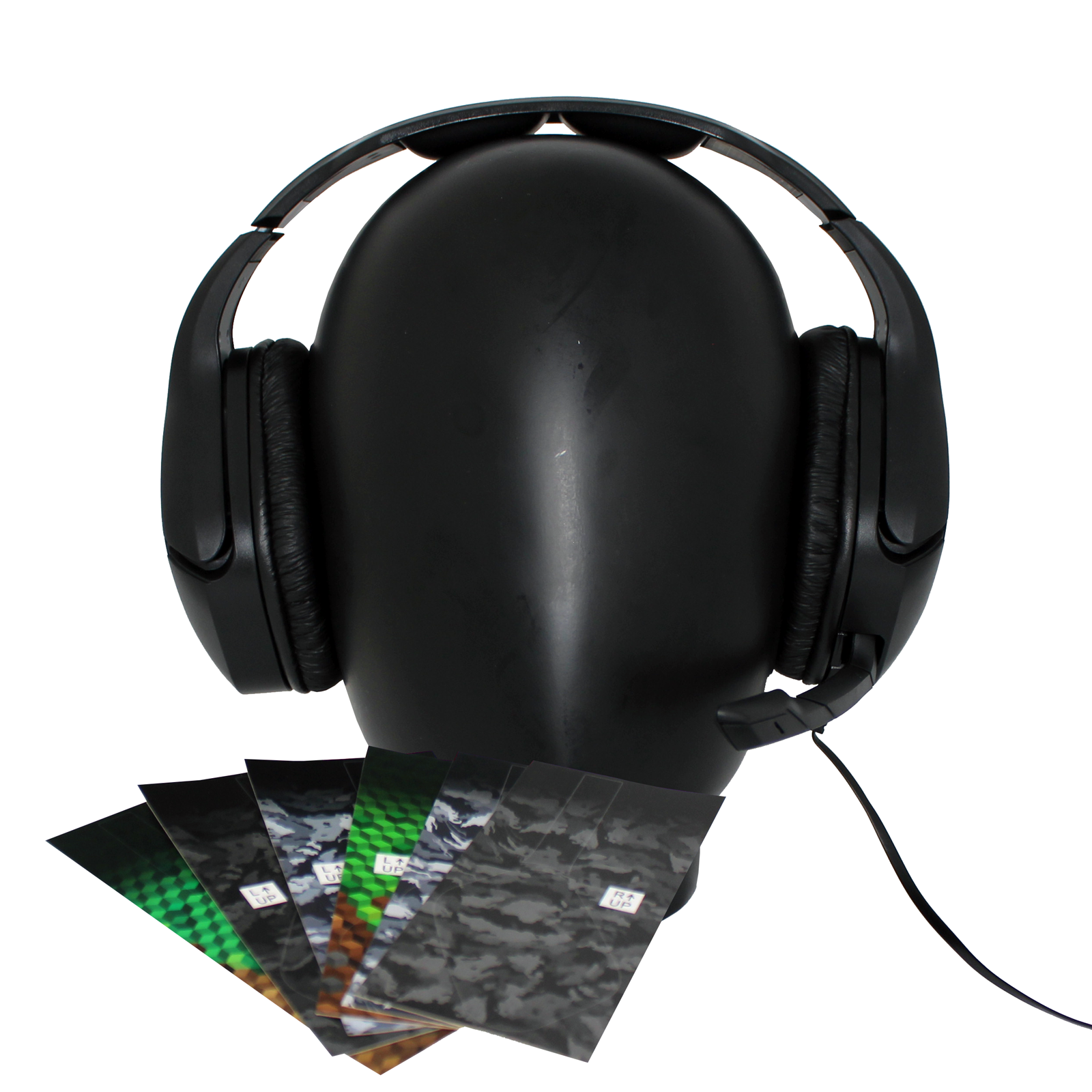 Gioteck - Casque de jeu stéréo HC2 Edition Decal pour PS5, PS4, Xbox Series, Xbox One, Switch et Mobile - flash vidéo