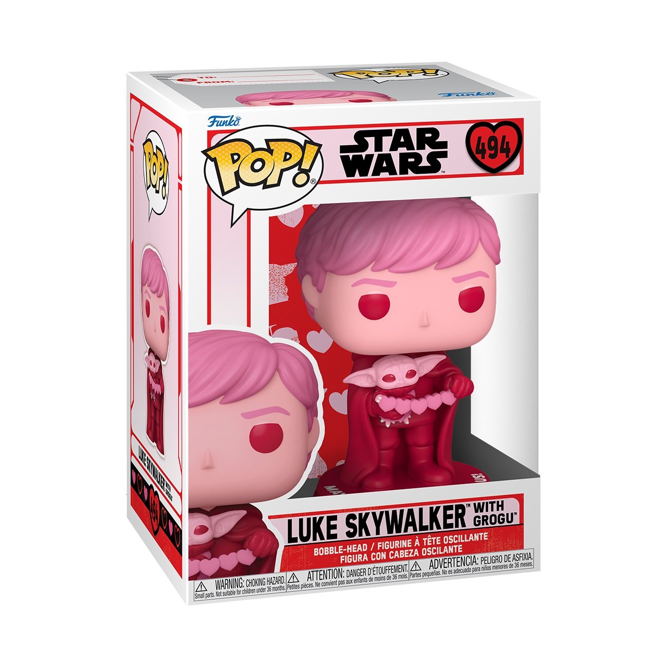 Funko Pop! Star Wars: Valentines - Luke Skywalker with Grogu - flash vidéo