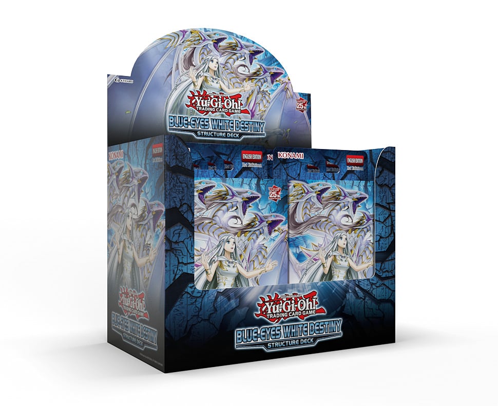 Yu-Gi-Oh! TCG - Blue-Eyes White Destiny Structure Deck Display (8 Decks) - flash vidéo