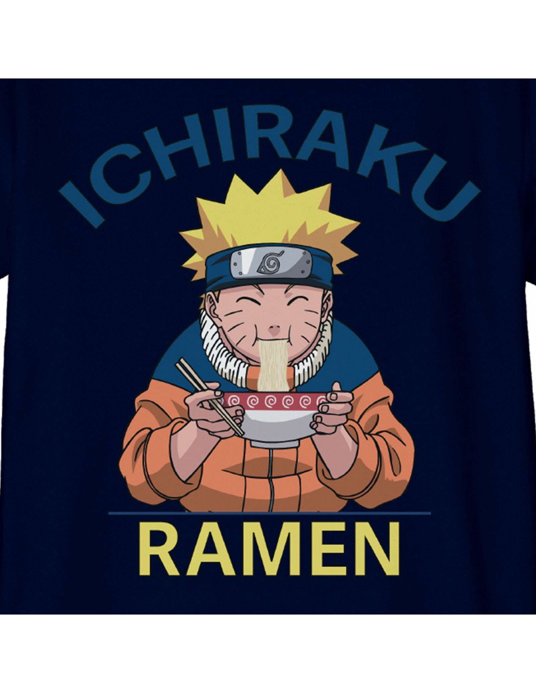 Naruto - Ramen d'Ichiraku - T-Shirt Bleu Marine - 10 ans - flash vidéo