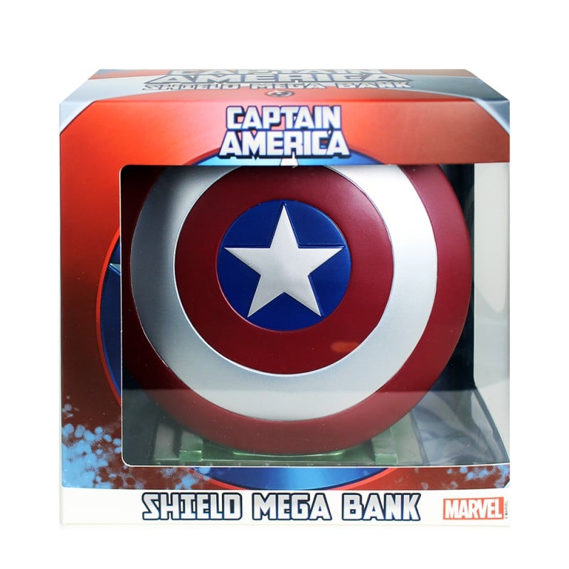 Marvel - Mega Tirelire Bouclier de Captain America - flash vidéo