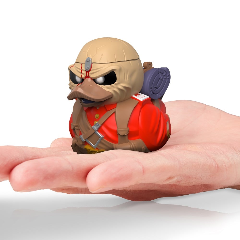 Numskull - Mini TUBBZ Canard de bain - Iron Maiden - Eddie The Trooper (Édition baignoire) - 8cm - flash vidéo