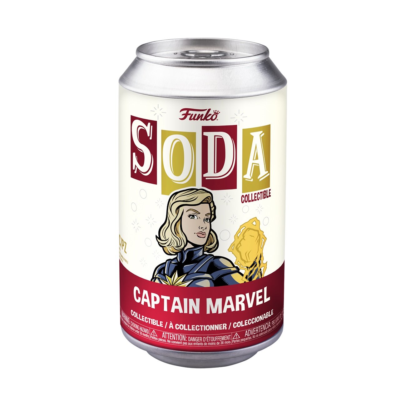 Funko Vinyl Soda: The Marvels - Captain Marvel (with Metallic Chase) - flash vidéo