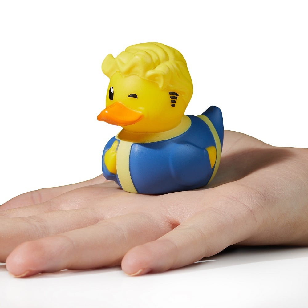 Numskull - Mini TUBBZ Canard de bain - Fallout - Vault Boy (Édition baignoire) - 8cm - flash vidéo
