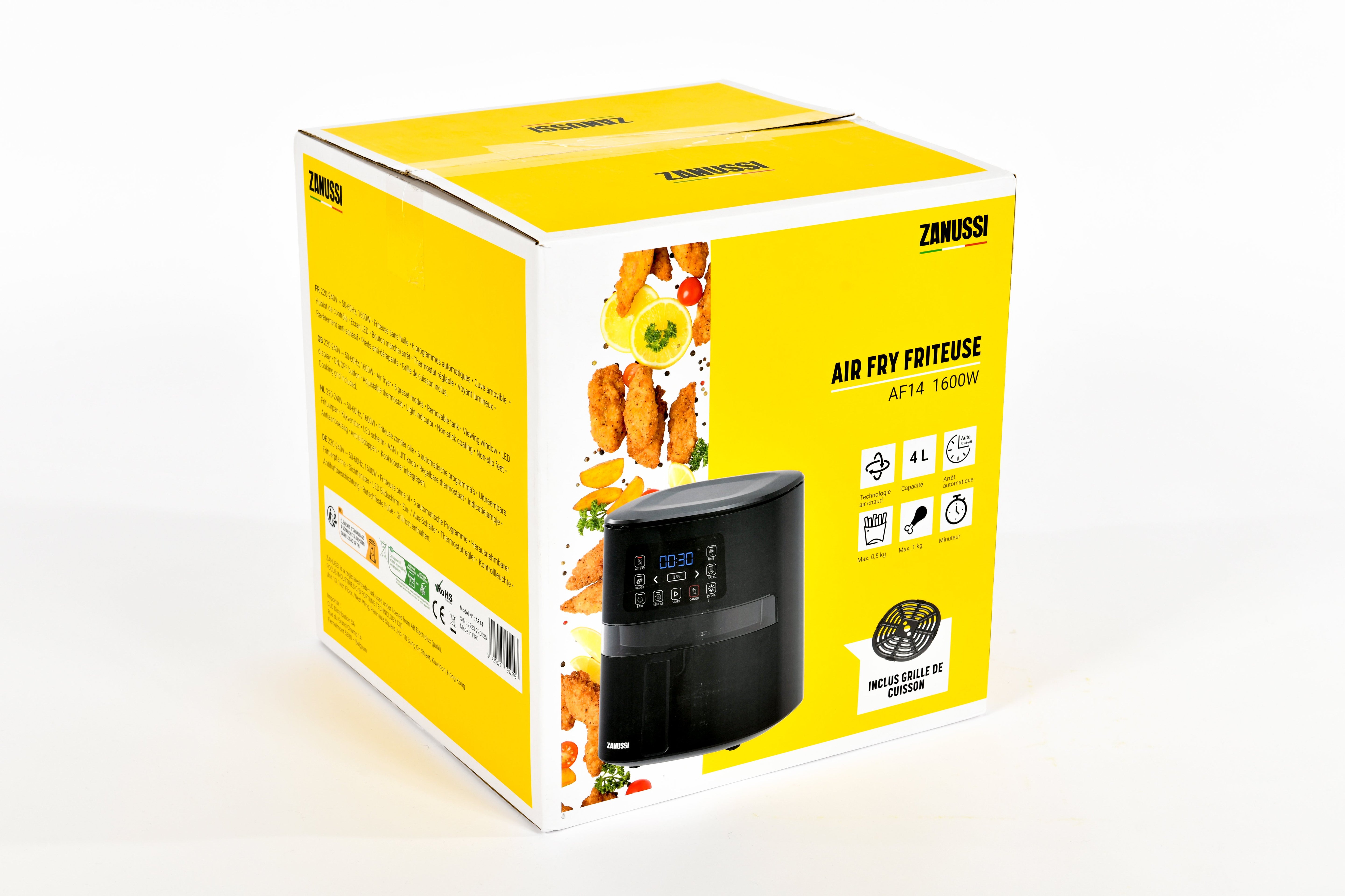 Zanussi - Air Fryer Maxi Crousti'Fries AF14 - flash vidéo