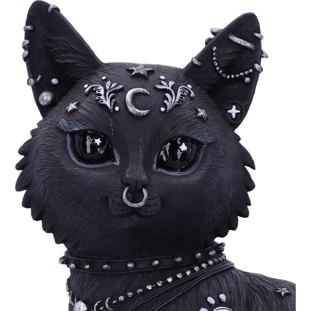 Figurine de Chat "Neuf Vies" 22 cm - flash vidéo
