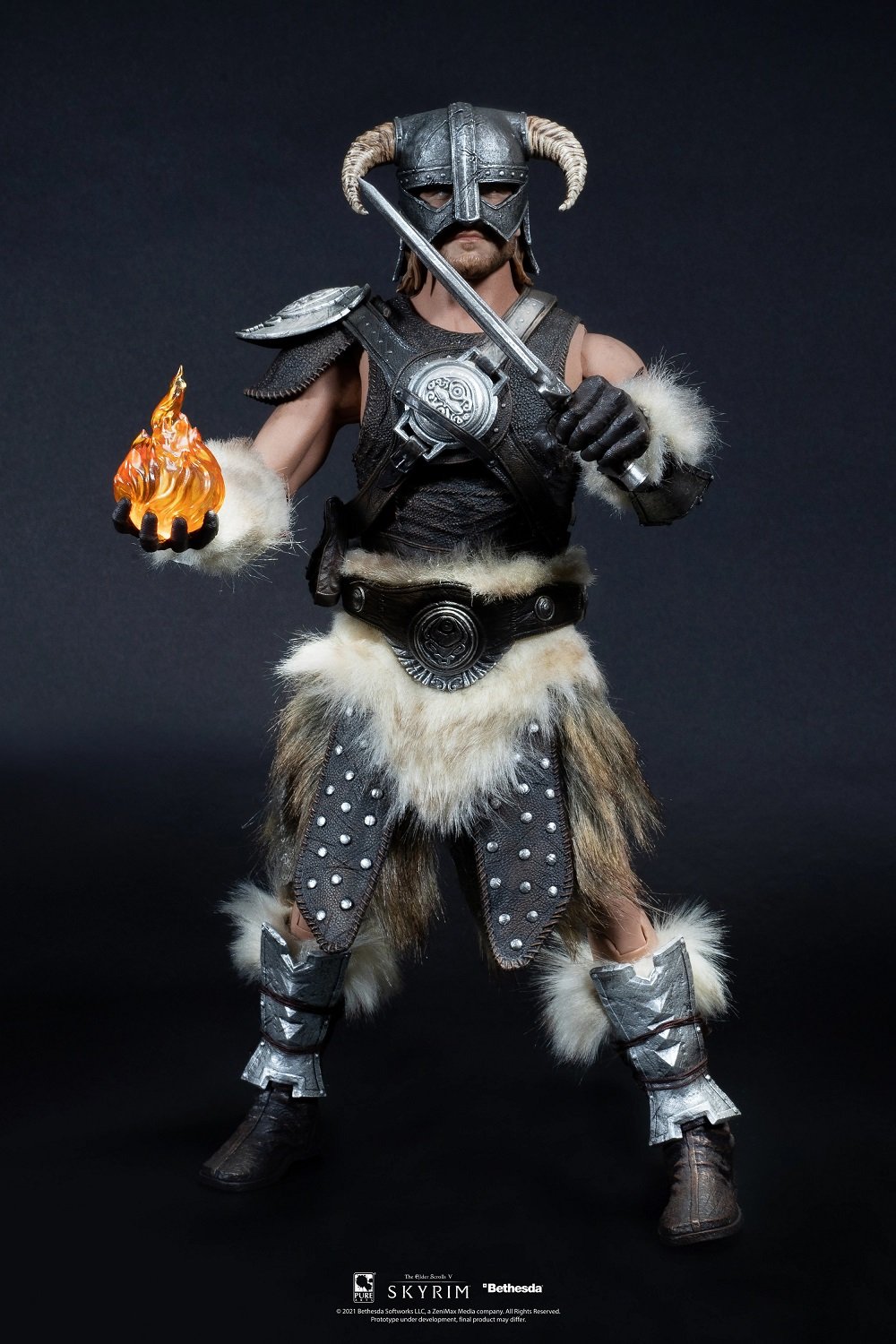 PureArts - 1:6 Articulated DELUXE Figures - Elder Scrolls V Skyrim - Dragonborn Figurine 32cm - flash vidéo