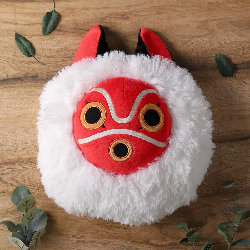 Ghibli - Princesse Mononoké - Coussin Nakayoshi masque de San - flash vidéo