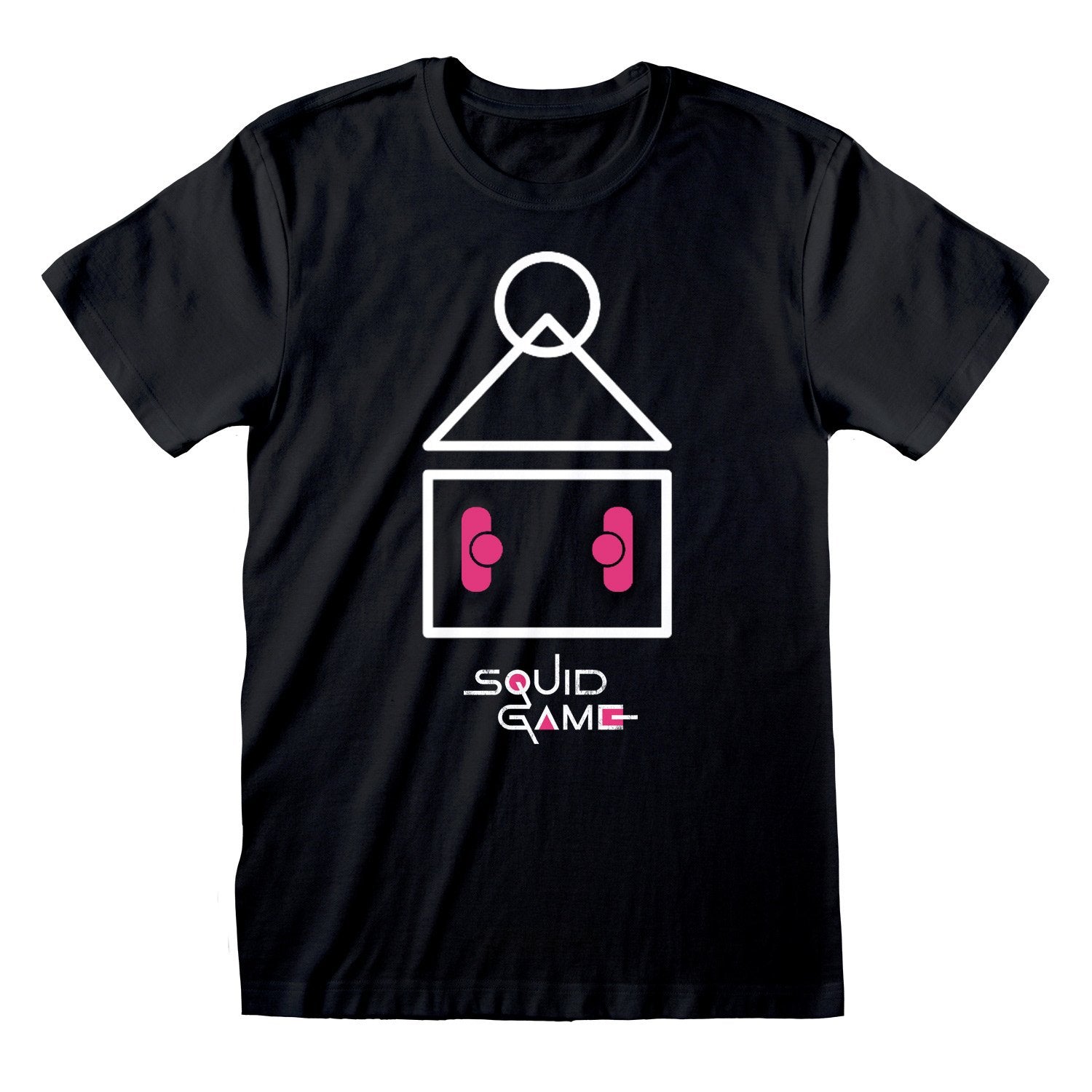 Squid Game - T-shirt unisexe Noir Symbole - M - flash vidéo