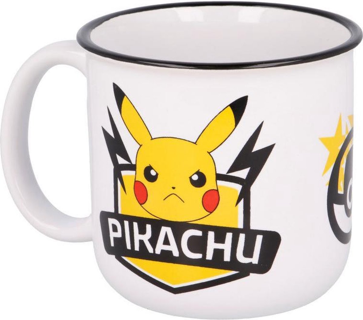 Stor Young Adult - Pokémon - Mug Breakfast Céramique en Boîte Cadeau - Pikachu - 400 ML - flash vidéo