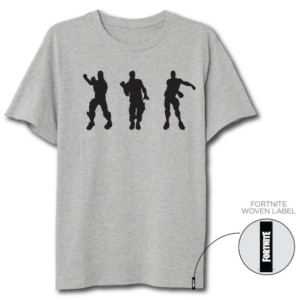 Fortnite - Fresh Dance Grey T-Shirt XXL - flash vidéo