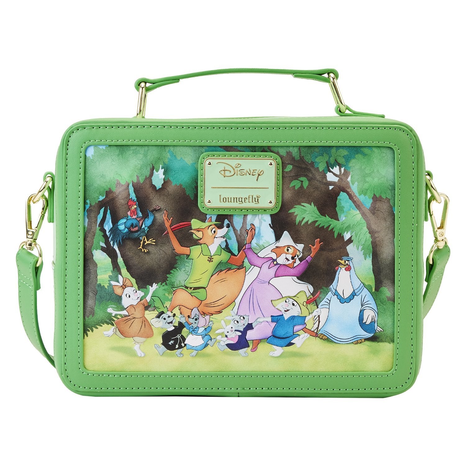 Loungefly: Disney Robin Hood - Robin Hood Lunchbox Cross Body Bag - flash vidéo