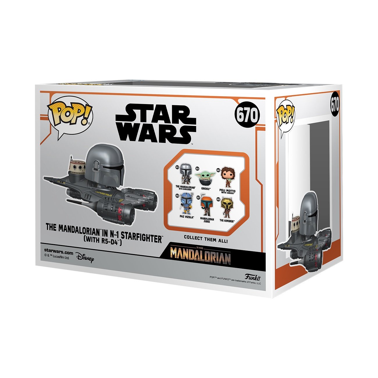 Funko Pop! Rides: Star Wars: The Mandalorian Season 3 - The Mandalorian in N1 Starfighter - flash vidéo
