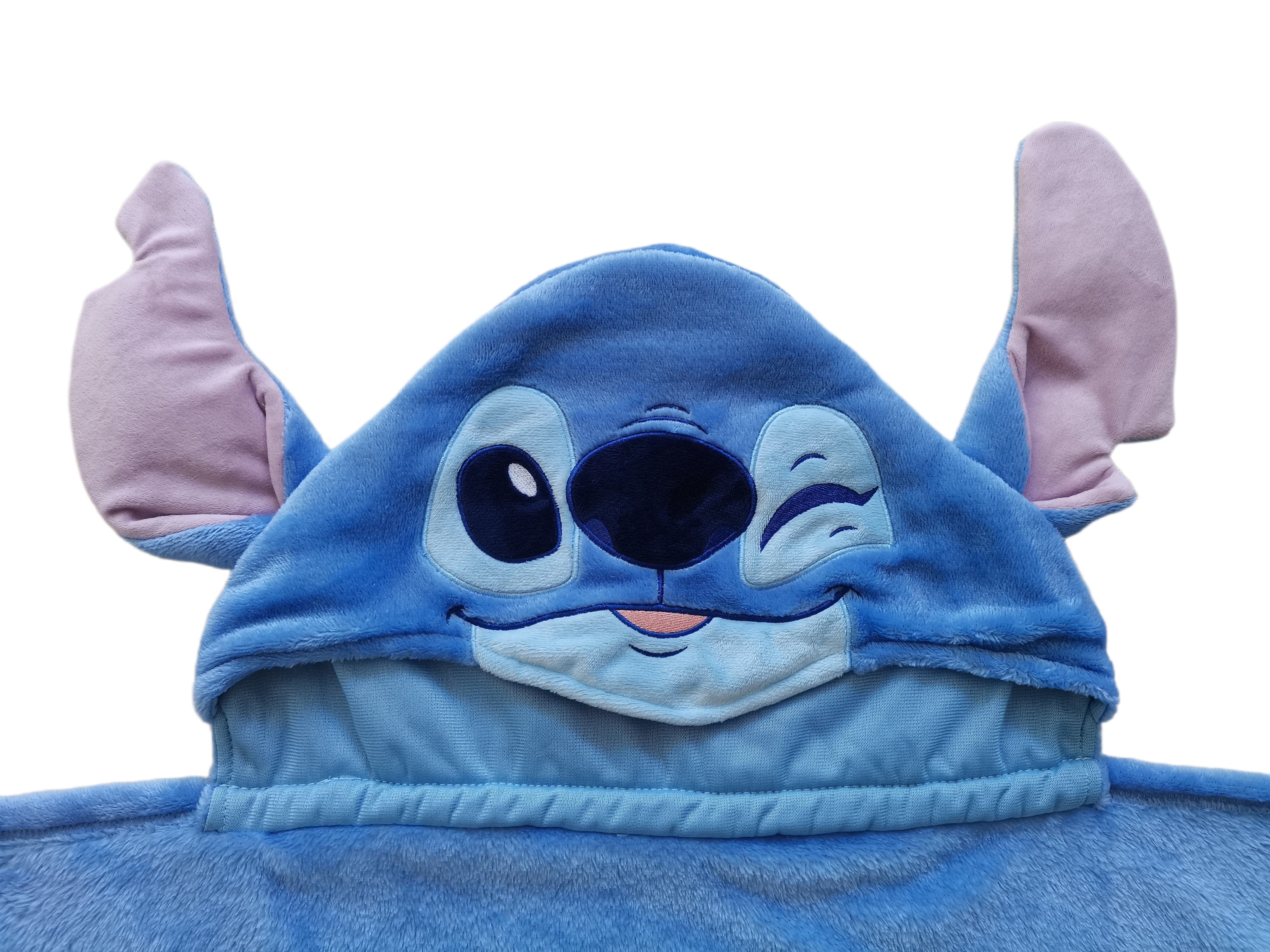 Disney - Lilo et Stitch - Plaid Polaire à Capuche 3D Stitch 150 x 120cm - flash vidéo