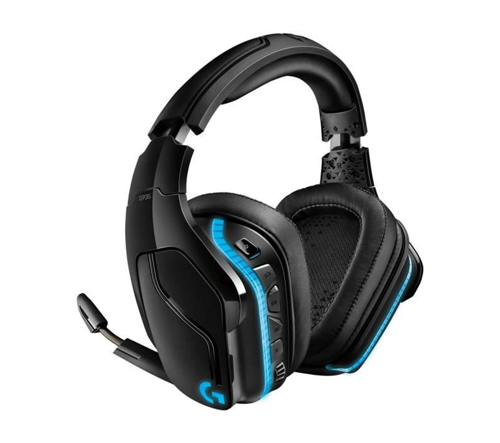 Logitech Casque de jeu sans fil Lightsync 7.1 Surround G935 pour PC, PS4, Xbox One et Switch - flash vidéo