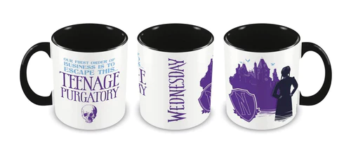 Netflix - Mercredi - Mug Teenage Purgatory 315ml - flash vidéo