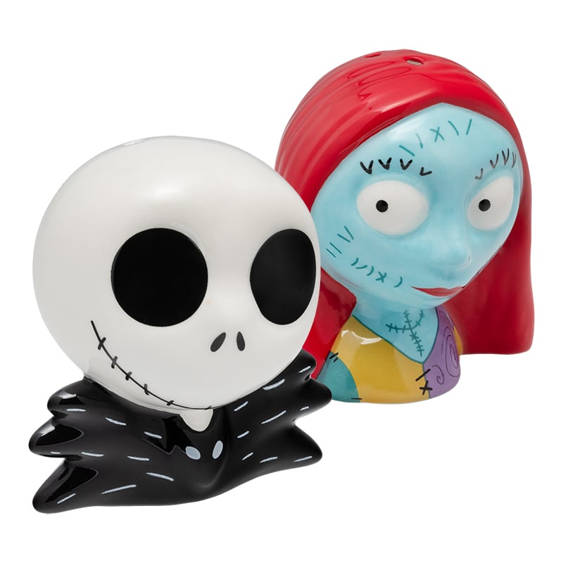 Disney - L'Étrange Noël de monsieur Jack - Salière et poivrière en céramique Jack et Sally - flash vidéo