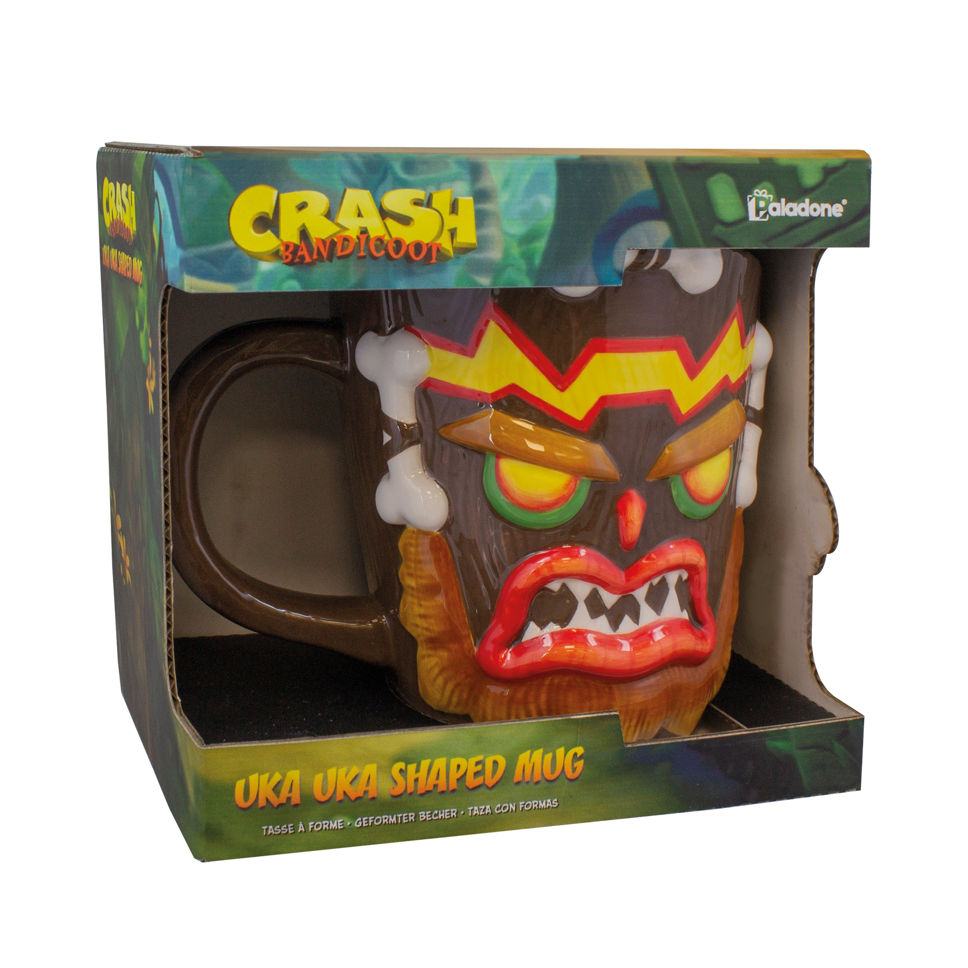 Crash Bandicoot - Uka Uka Shaped Mug - flash vidéo