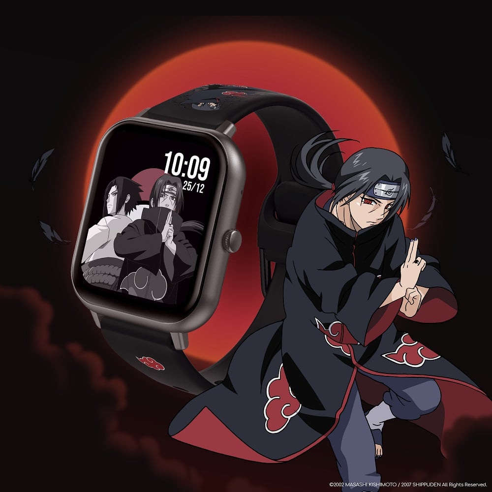 Abyx Fit - Touch 3 - Montre connectée Naruto Shippuden - Itachi Uchiwa - flash vidéo
