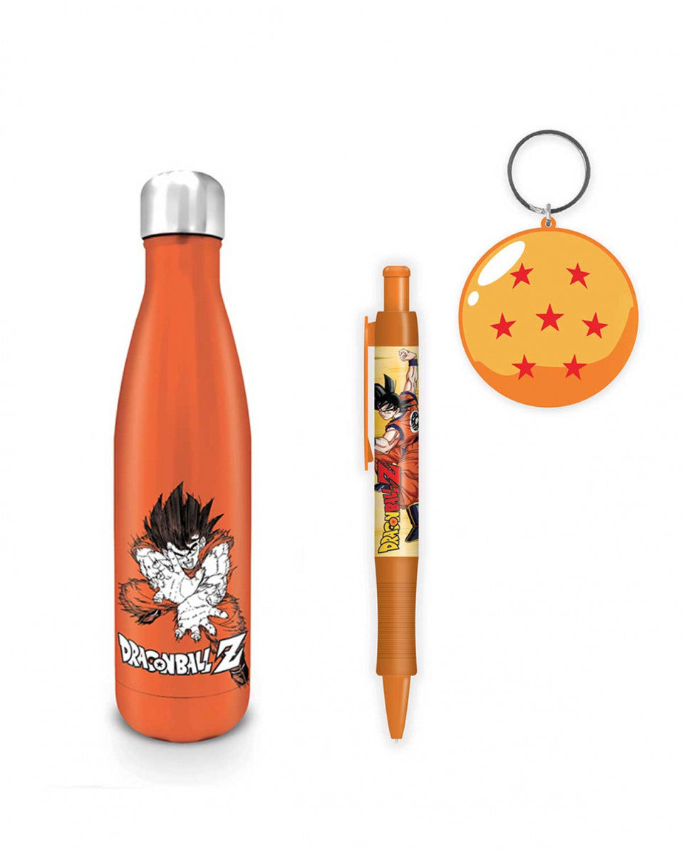 Dragon Ball Z - Coffret cadeau Gourde et accessoires La puissance des Saiyans - flash vidéo