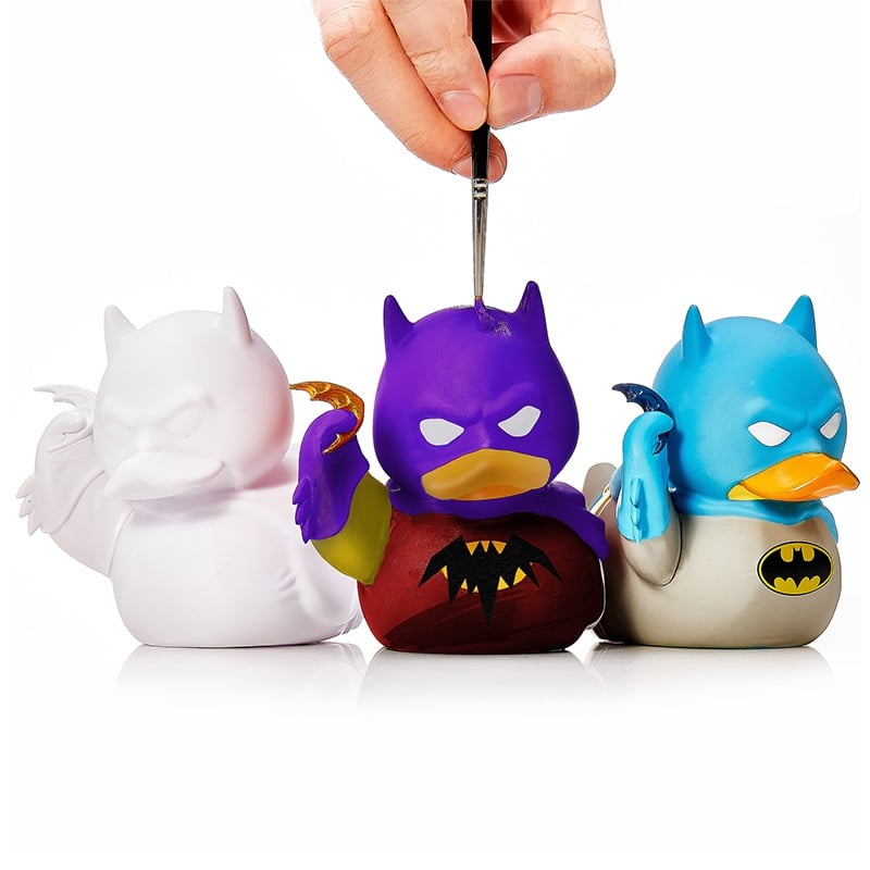 Numskull - TUBBZ Canard de bain - DC Comics - Batman (Édition DIY) - 9cm - flash vidéo