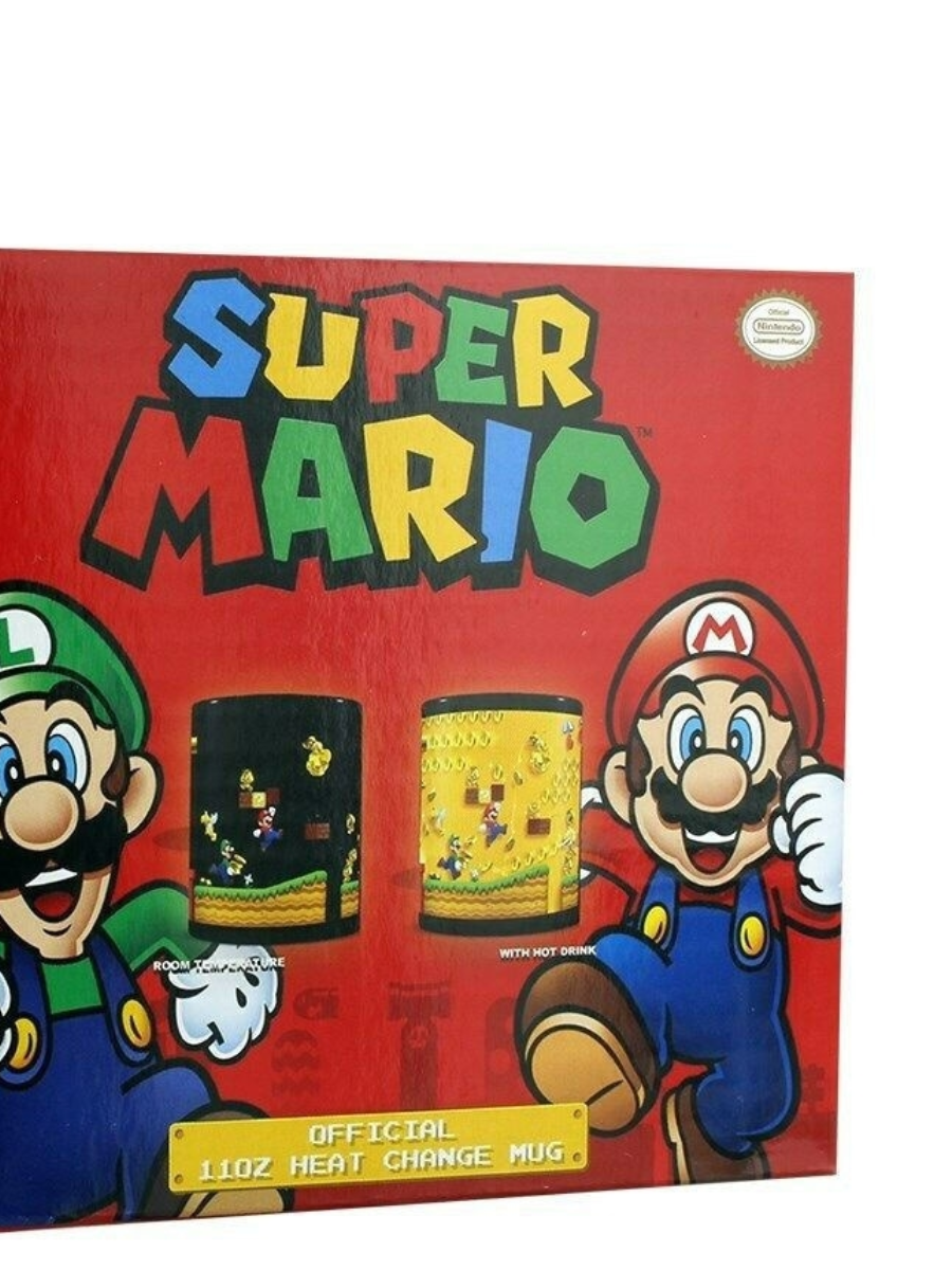 Super Mario - La ruée vers les pièces d'or Mug thermoréactif 315ml - flash vidéo