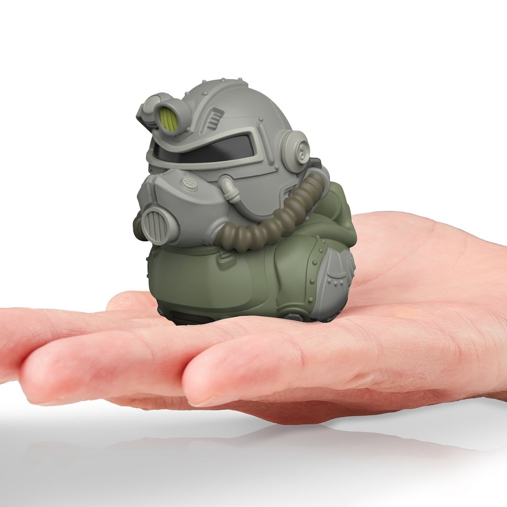 Numskull - Mini TUBBZ Canard de bain - Fallout - T-51 (Édition baignoire) - 8cm - flash vidéo
