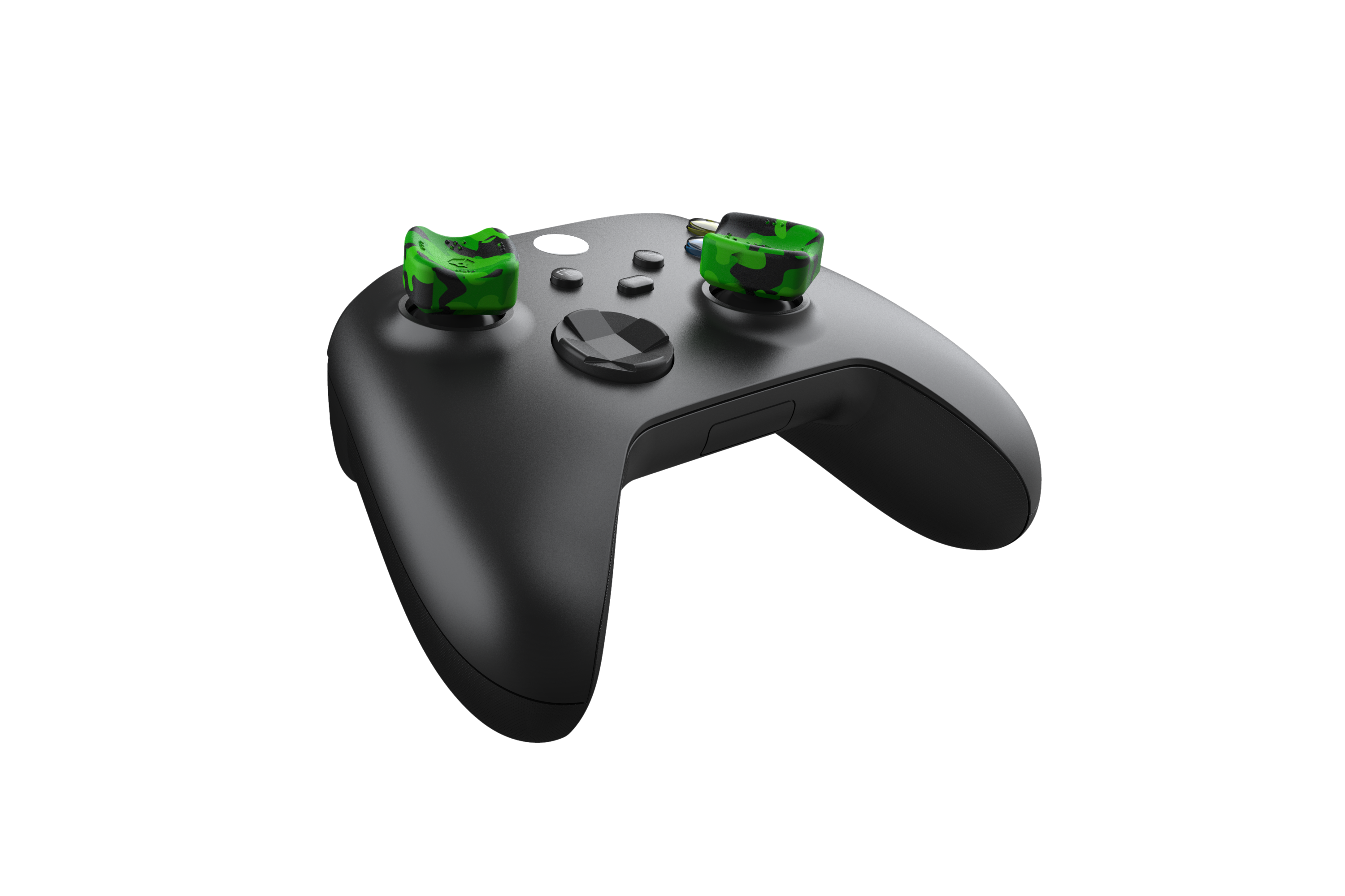 Gioteck - Reposes Pouce (Thumb Grips) Sniper Vert camouflage pour Xbox Series - flash vidéo