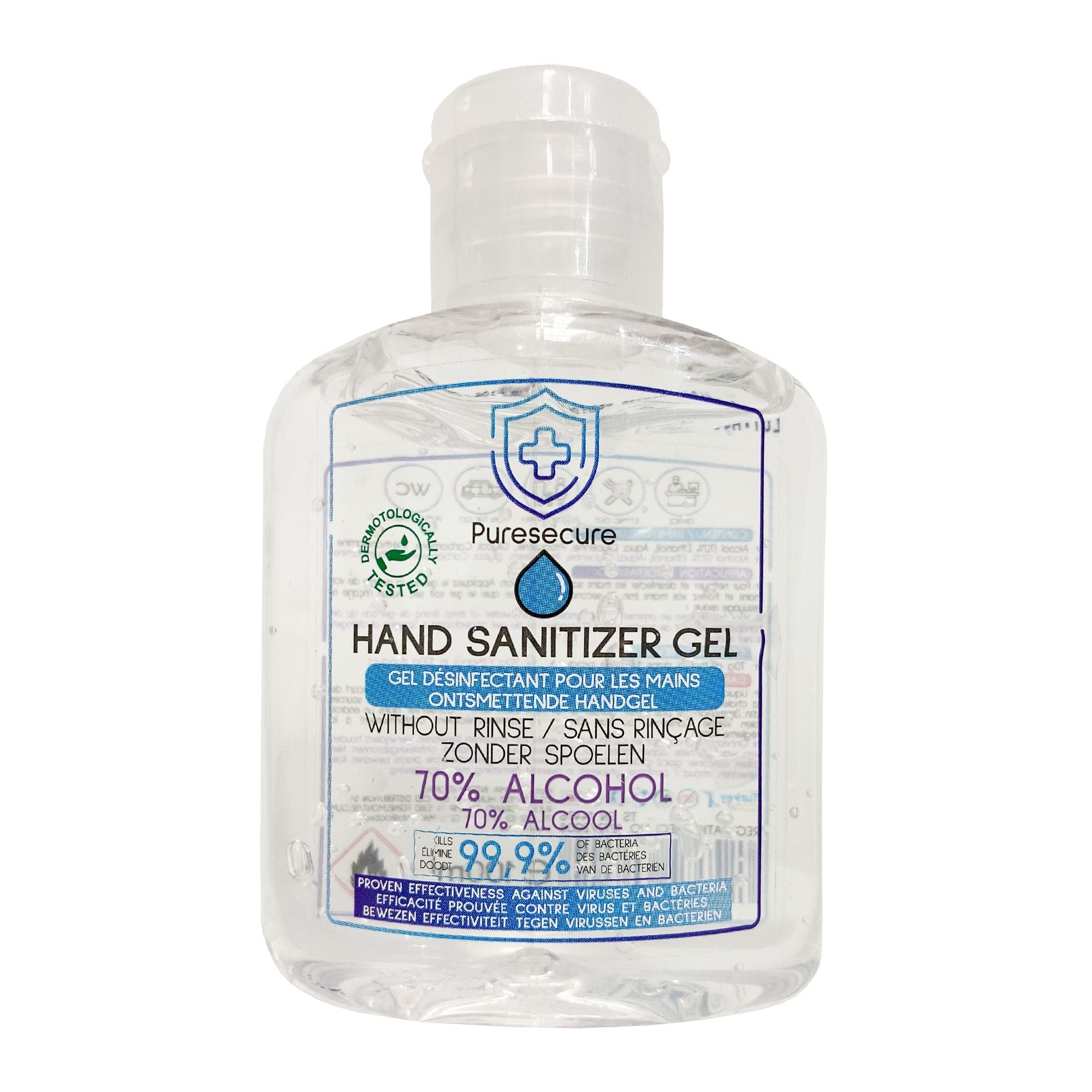PureSecure - Gel hydro-alcoolique biocide 100ml - flash vidéo