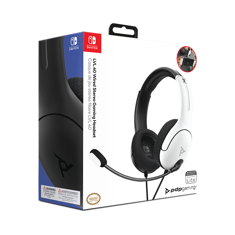 PDP - Casque de jeu stéréo filaire Airlite pour Nintendo Switch, Switch Lite et Switch OLED - flash vidéo