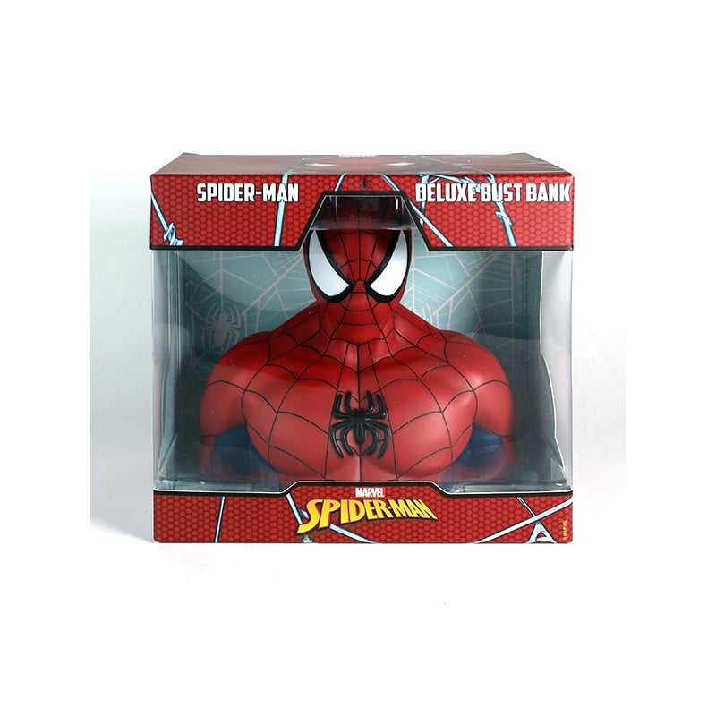 Marvel - Buste Tirelire Spider-Man Deluxe - flash vidéo