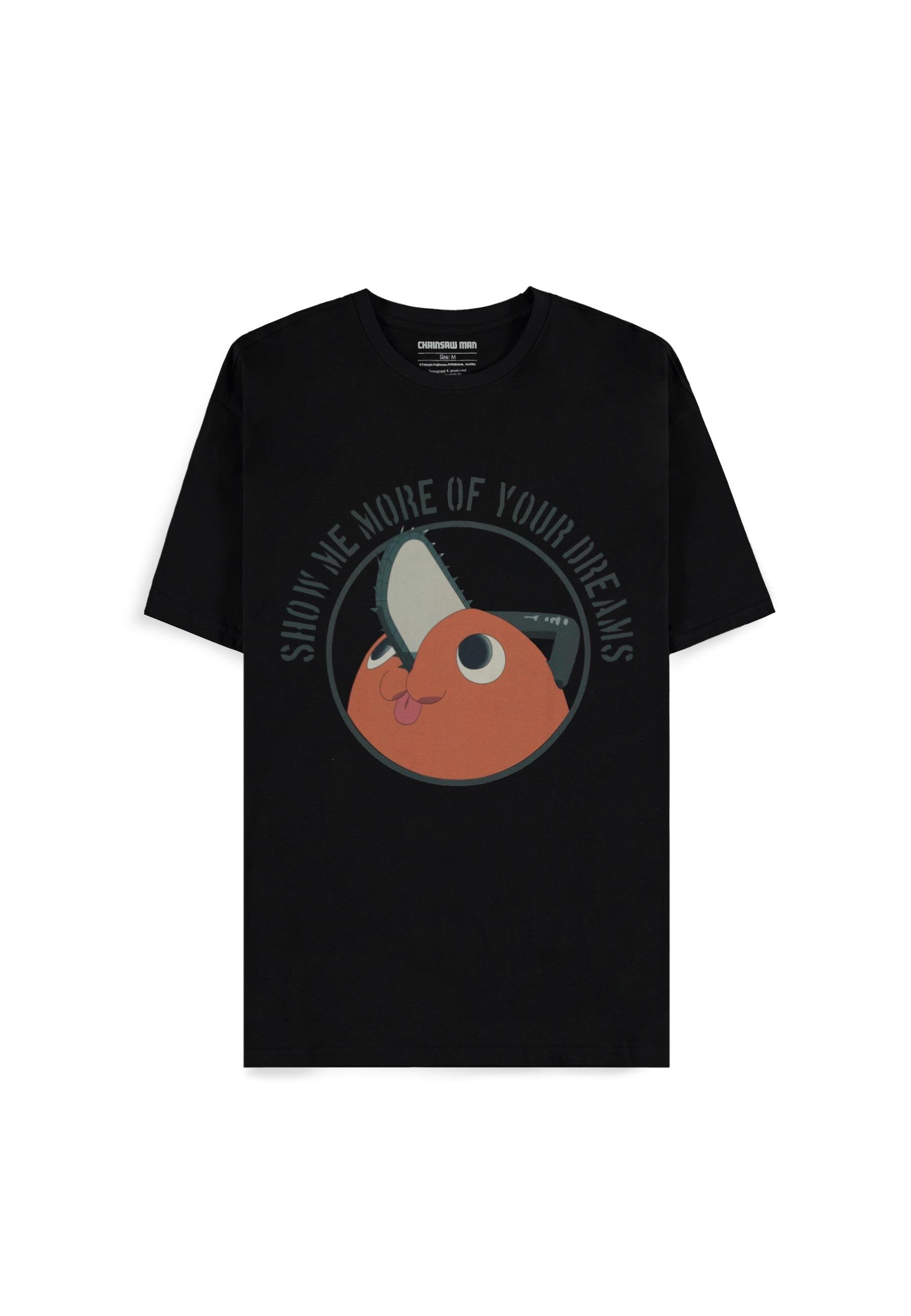 Chainsaw Man - T-shirt Homme à manches courtes "Show Me More of Your Dreams" - M - flash vidéo