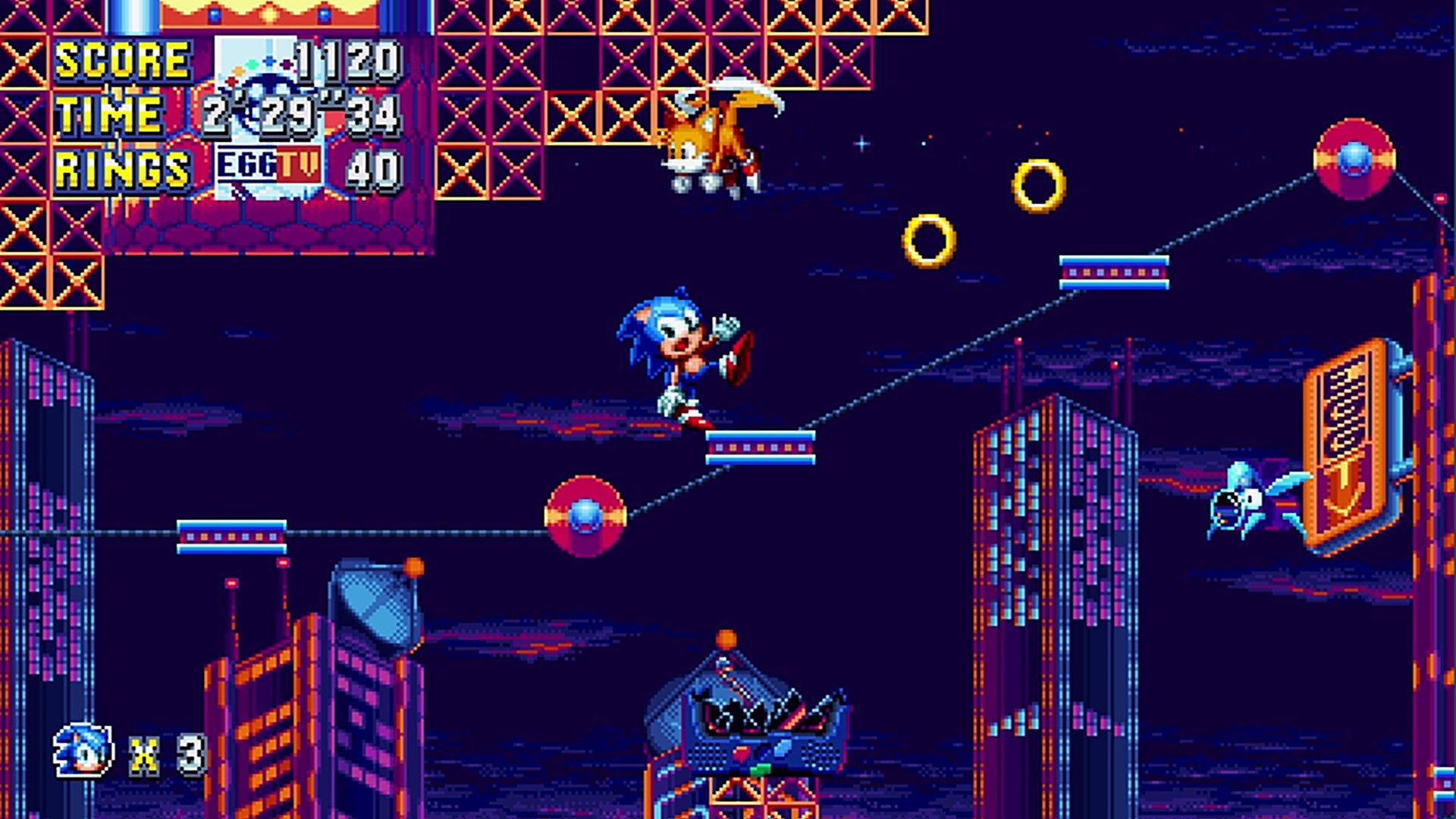 Sonic Mania (Code-in-a-box) - flash vidéo