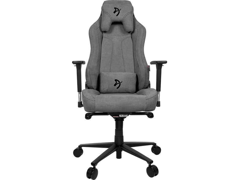 Arozzi Vernazza - Chaise Gaming en tissu souple - Cendre - flash vidéo