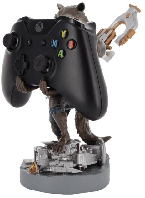 Cable Guys - Marvel - Infinity Saga - Rocket Raccoon Support Chargeur pour Téléphone et Manette - flash vidéo