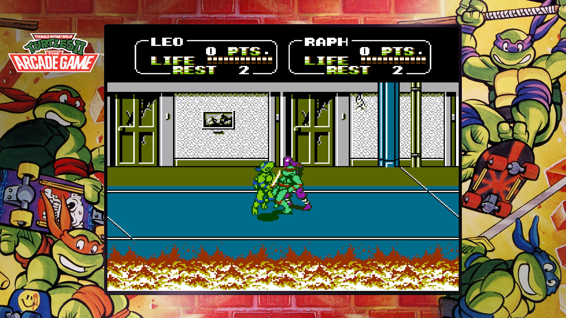 Teenage Mutant Ninja Turtles : The Cowabunga Collection - flash vidéo