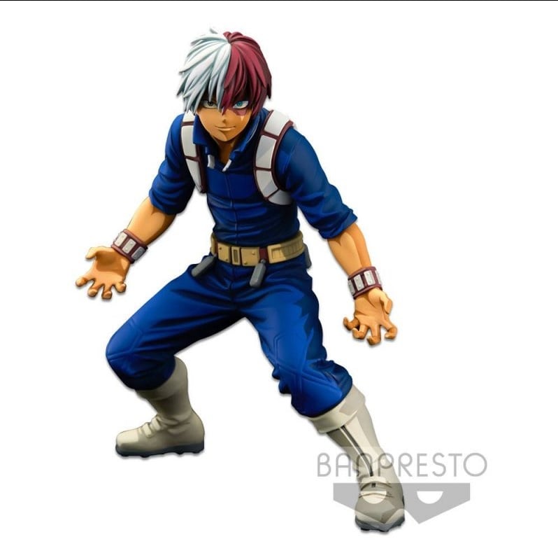 My Hero Academia - Banpresto World Figure Colosseum Modeling Academy - Super Master Stars Piece - Shoto Todoroki (Two Dimensions) Figure 21 cm - flash vidéo