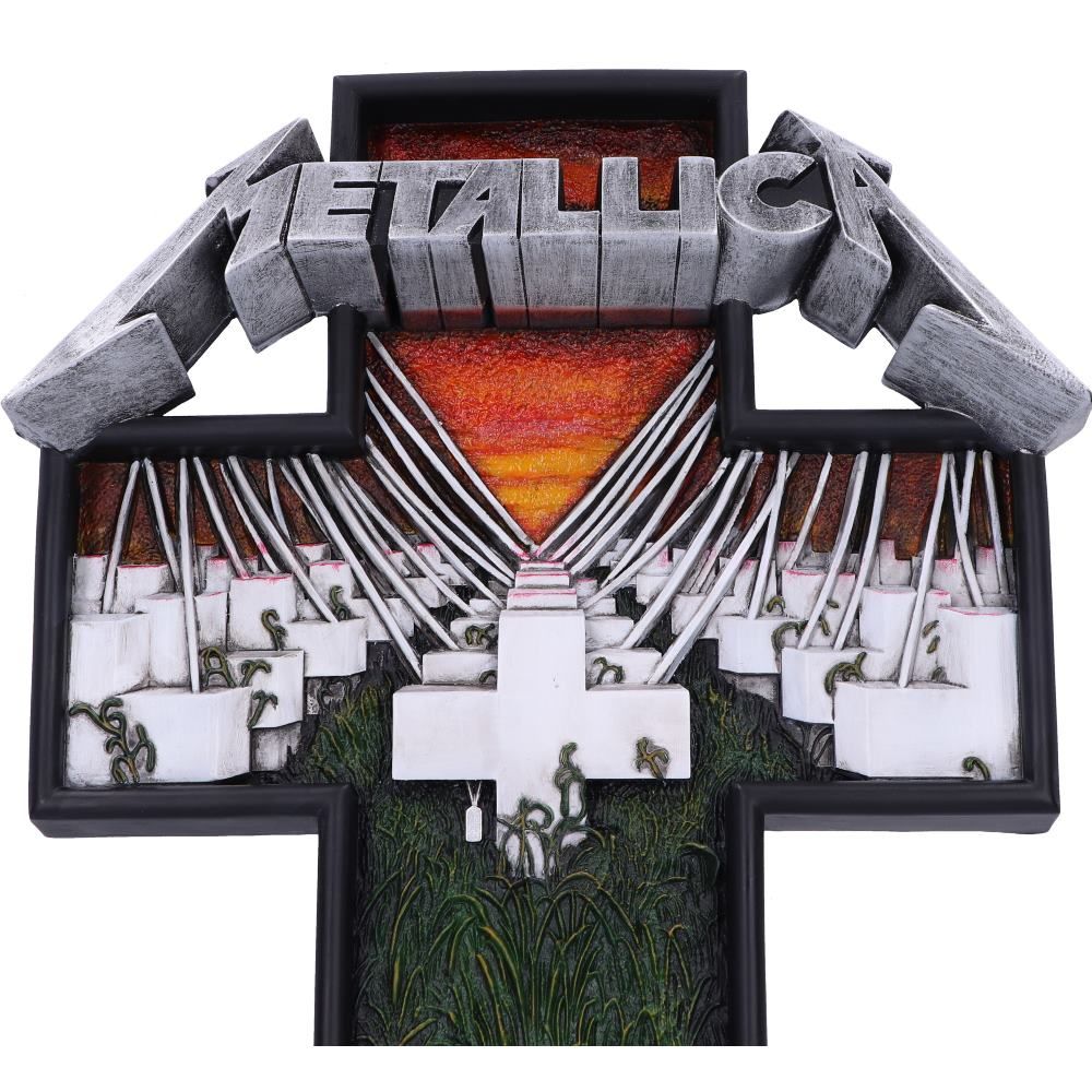 Metallica - Plaque murale pochette de l'album Master of Puppets 31.5cm - flash vidéo