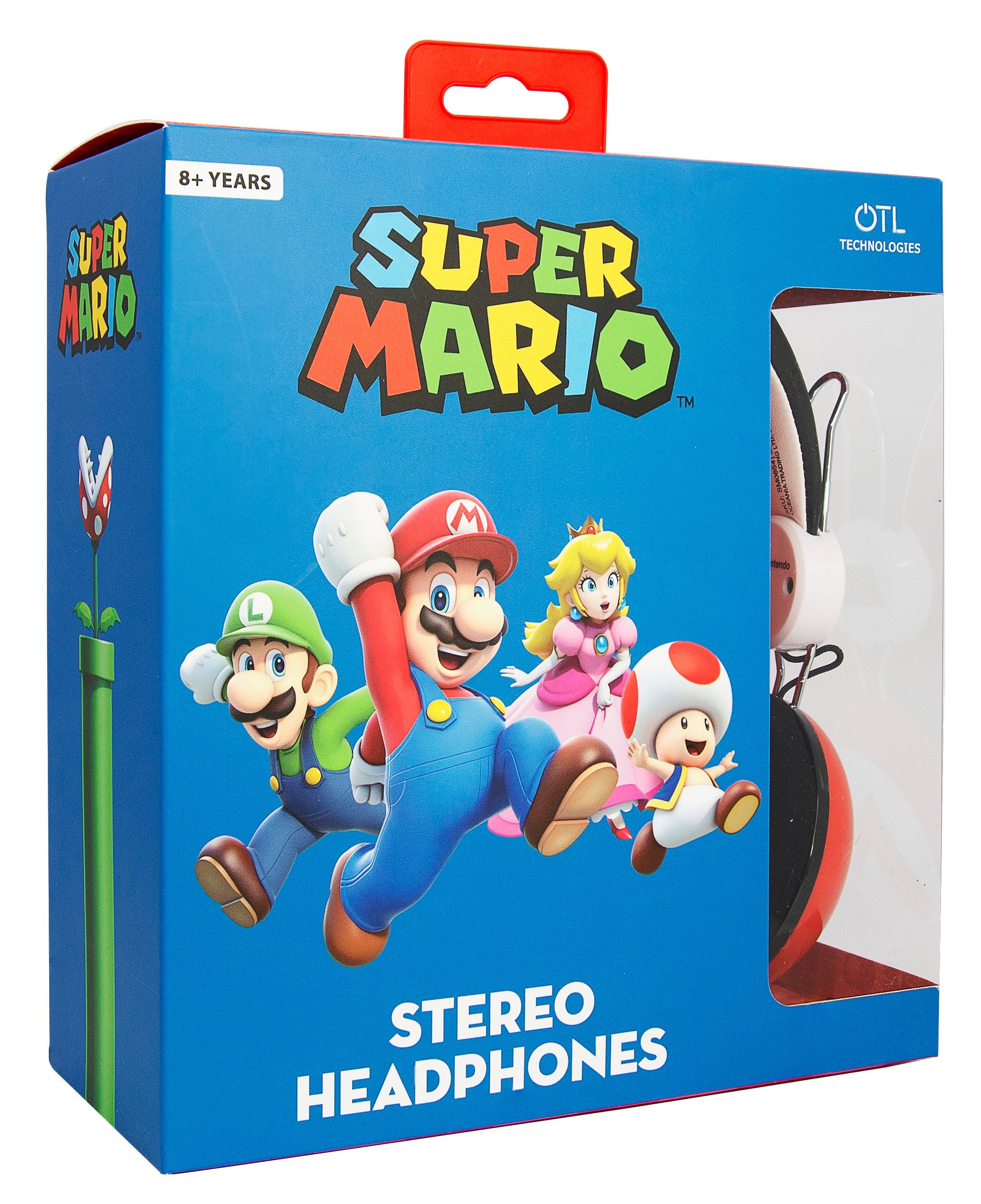 Super Mario - Casque stéréo Emblème pour adolescents - flash vidéo