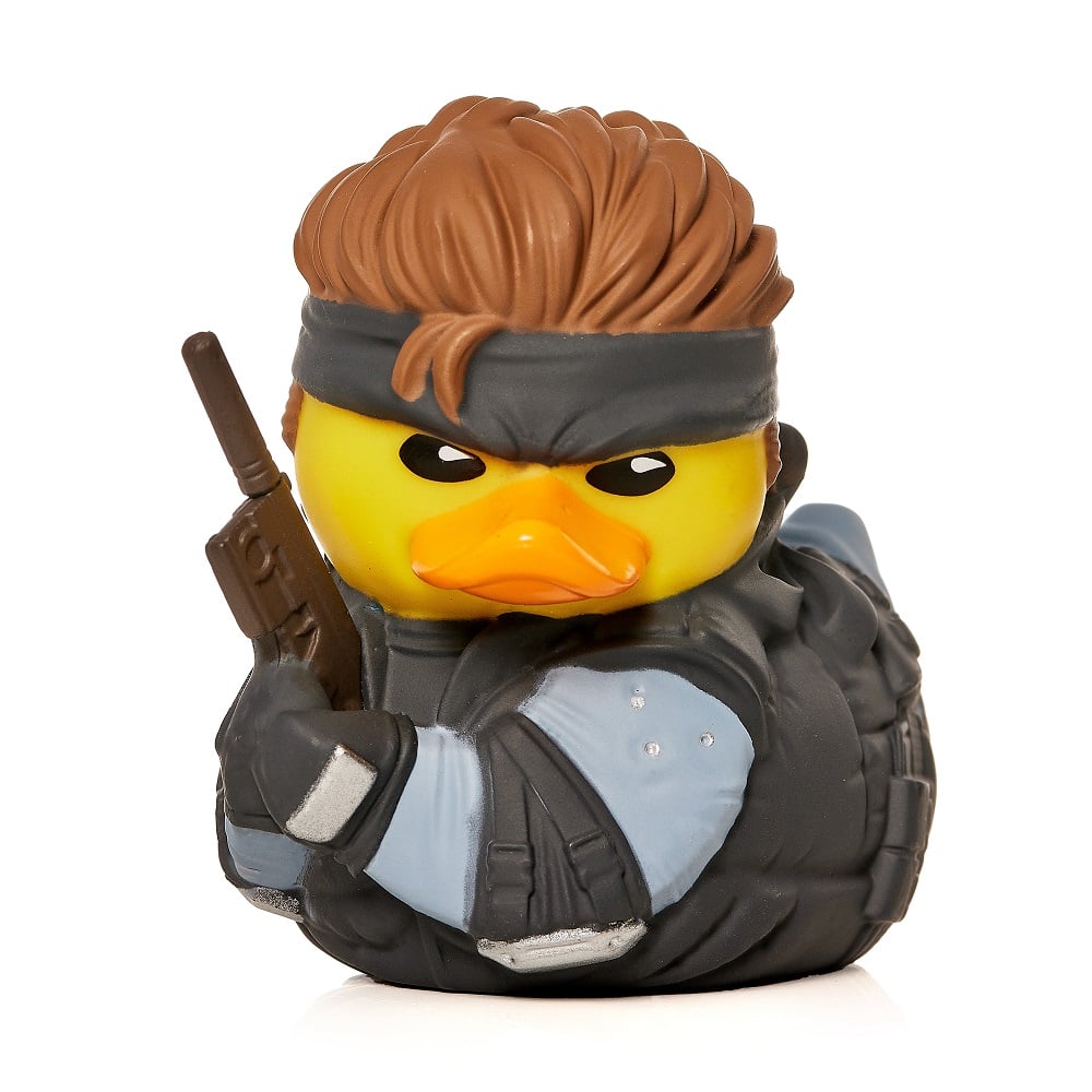 Numskull - Mini TUBBZ Canard de bain - Metal Gear Solid - Solid Snake (Édition baignoire) - 8cm - flash vidéo