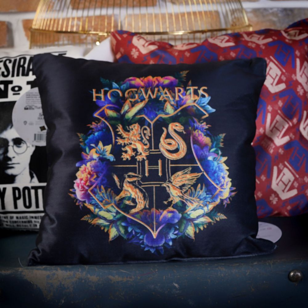 Wizarding World - Harry Potter - Coussin - Logo Poudlard - flash vidéo