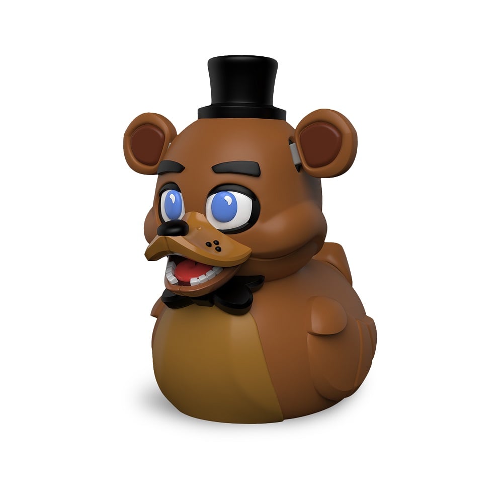 Numskull - Mini TUBBZ Canard de bain - Five Nights at Freddy's - Freddy (Édition baignoire) - 8cm - flash vidéo
