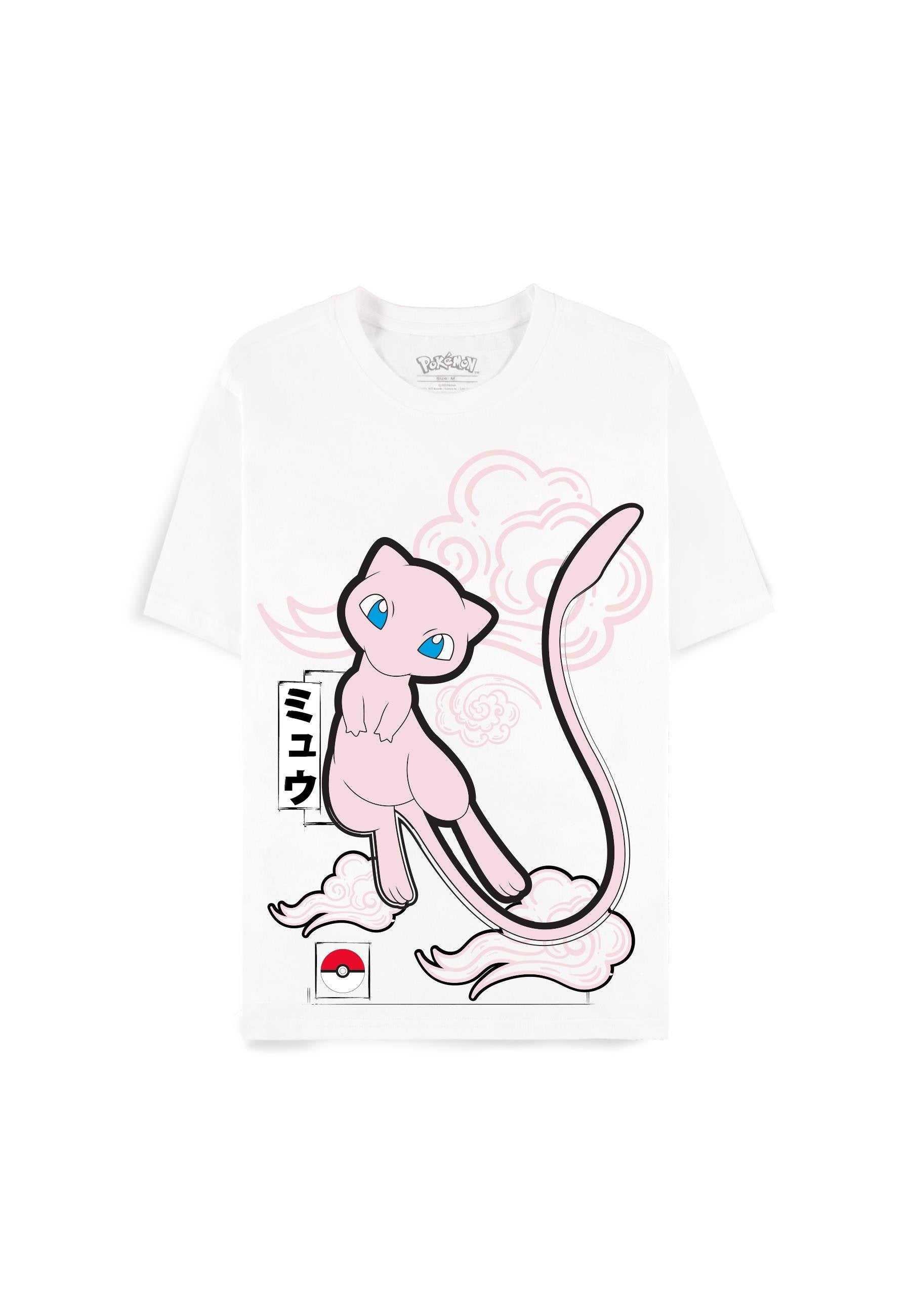 Pokémon - T-shirt Femme à manches courtes "Mew" - M - flash vidéo
