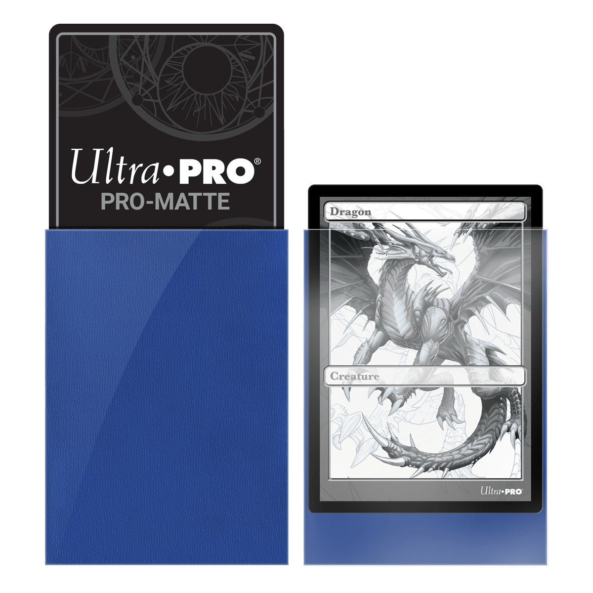 Ultra Pro - PRO-Matte Sachet de 100 protèges cartes standard Bleu (66 x 91 mm) - flash vidéo
